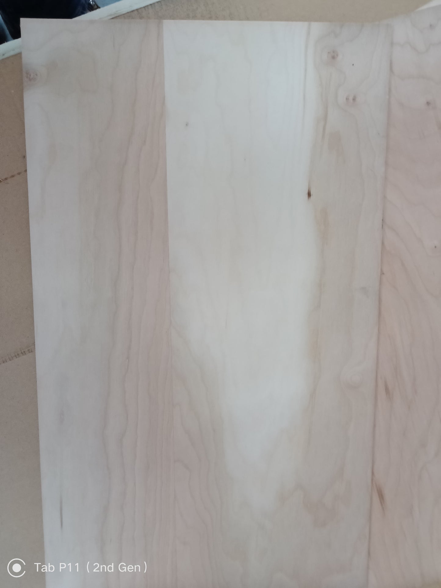 3/16" 12"x20" Natural Cherry Veneer core #841