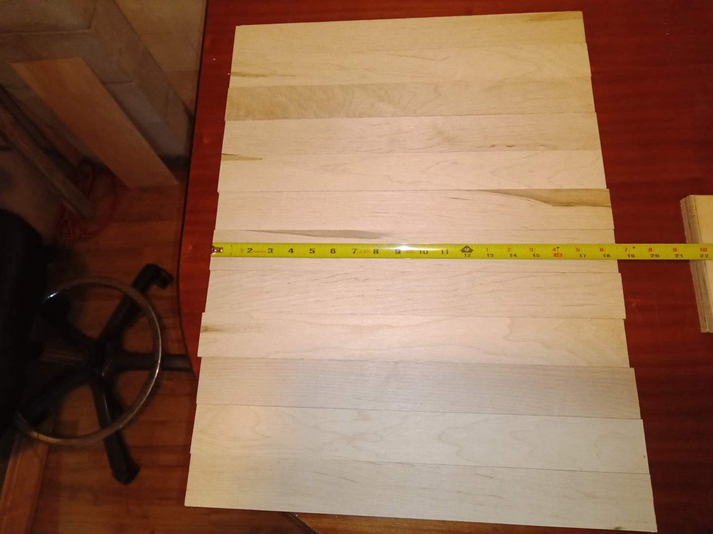 #1038 Hard Maple .857" x 2" x 18.5" (12 pack)