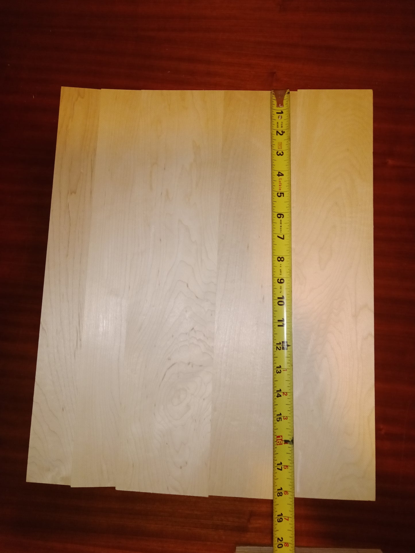 #937 Hard Maple blank .79"x15"x18 3/8"