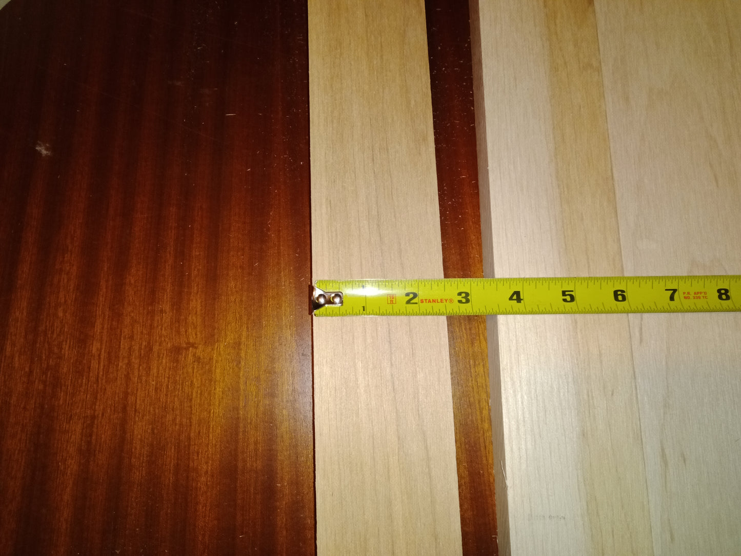 #1032 Hard Maple .857" x 2.50" x 21.50" (12 pack)