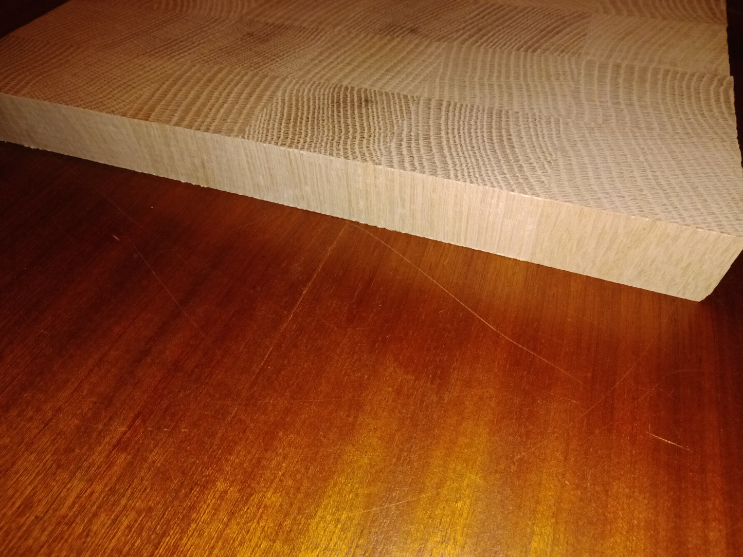 Red Oak end grain cutting board blank 11"x11"x7/8"
