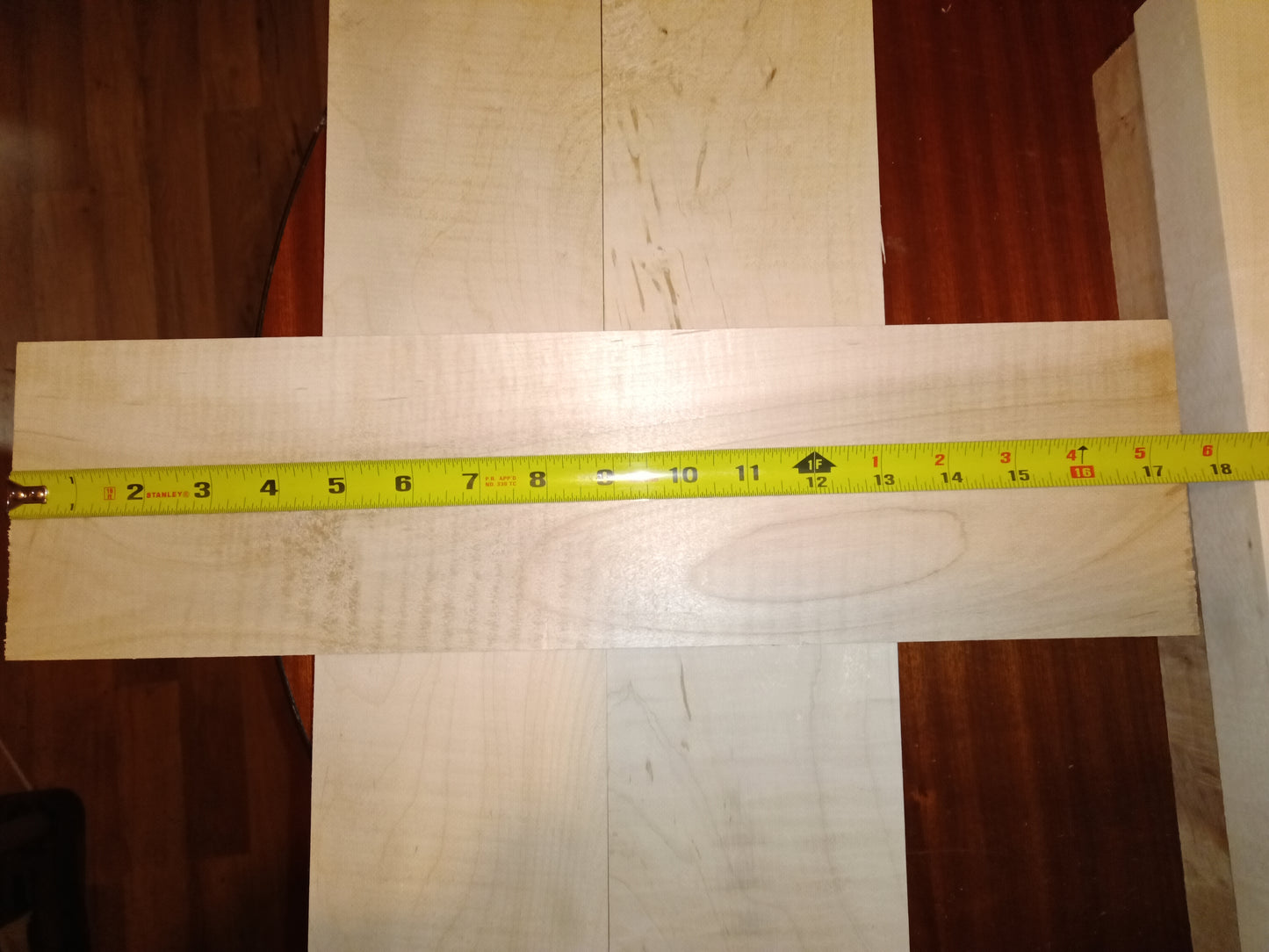 #1034 Soft Maple 1.51" x 4.75" x 17.50" 12 pack
