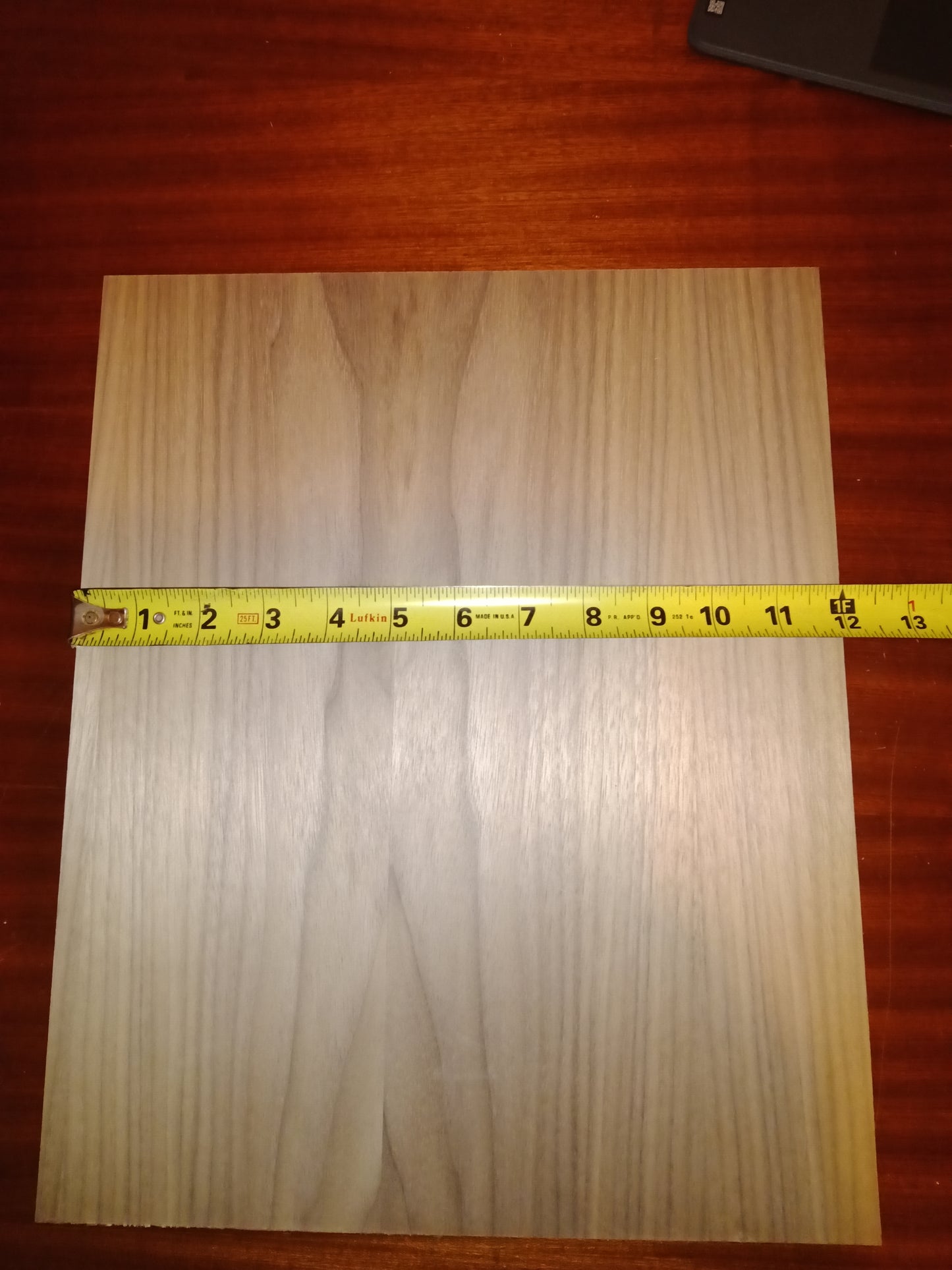 #1039 Walnut laser panel mdf 12"x14.5"