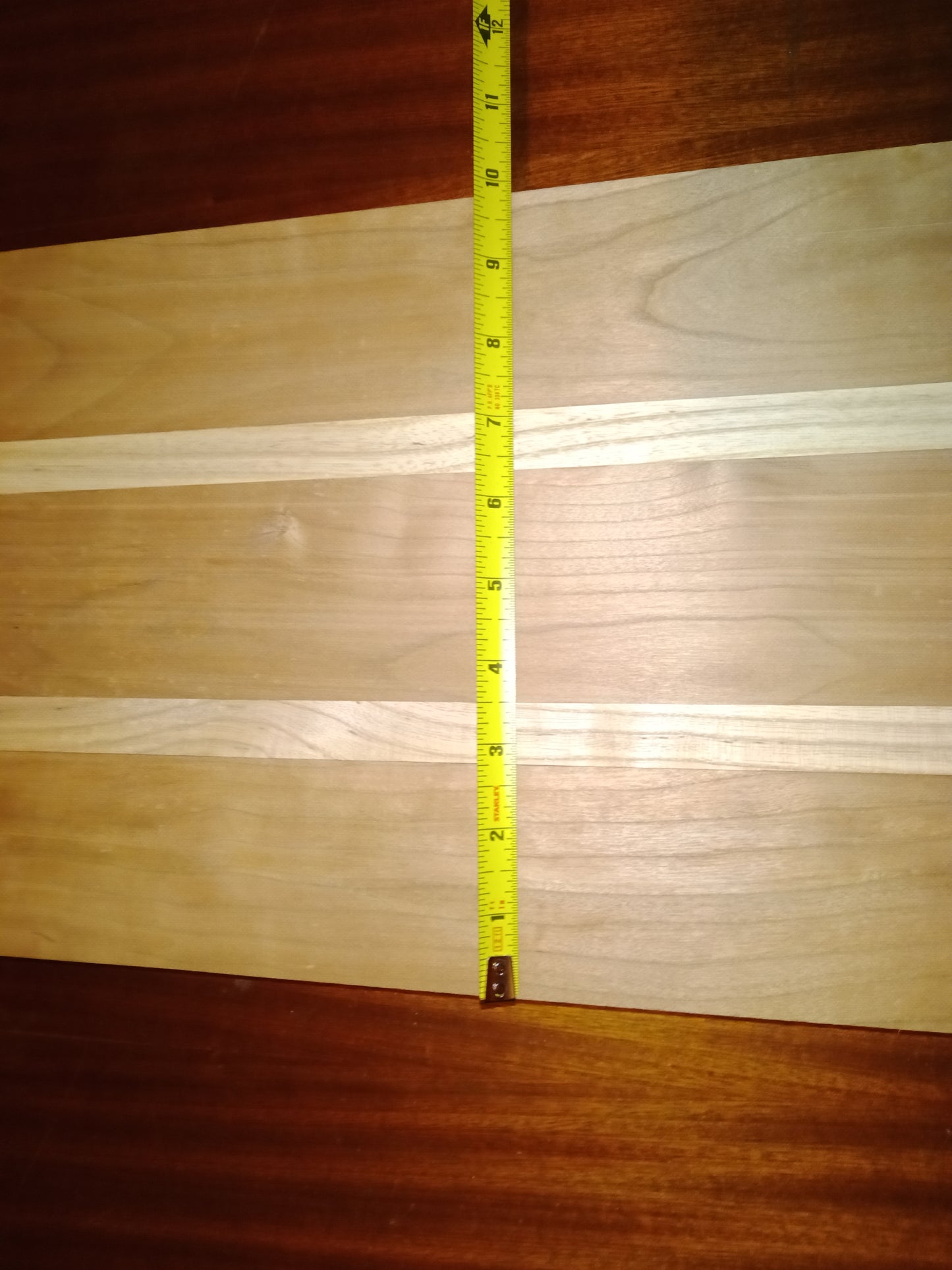 Cherry/Ash Cutting board blank 9.75" x 18" x 1"