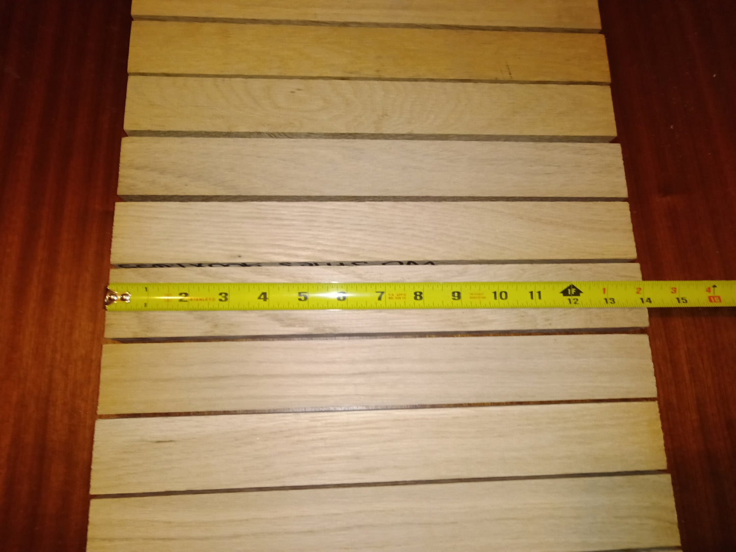 #1035 White Oak 15/16" x 1-1/2" x 14" 12 pack