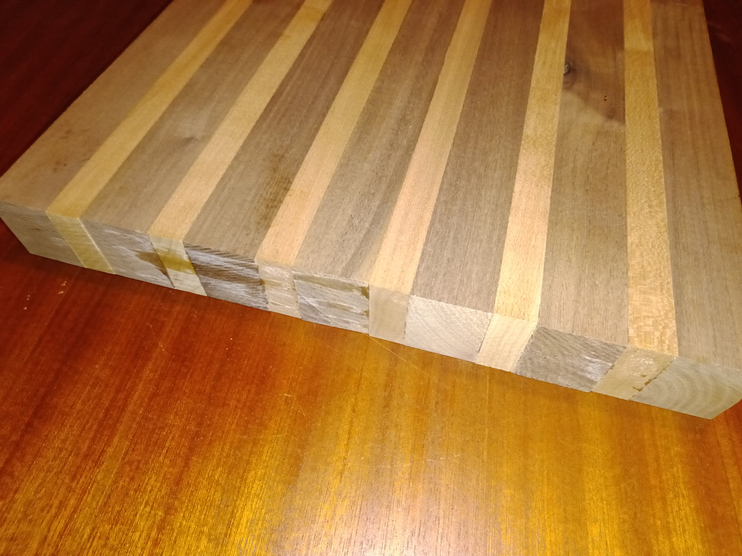 Walnut/Cherry cutting board blank 10"x12"x1.25"