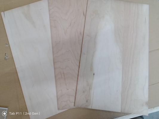 3/16" 12"x20" Natural Cherry Veneer core #841