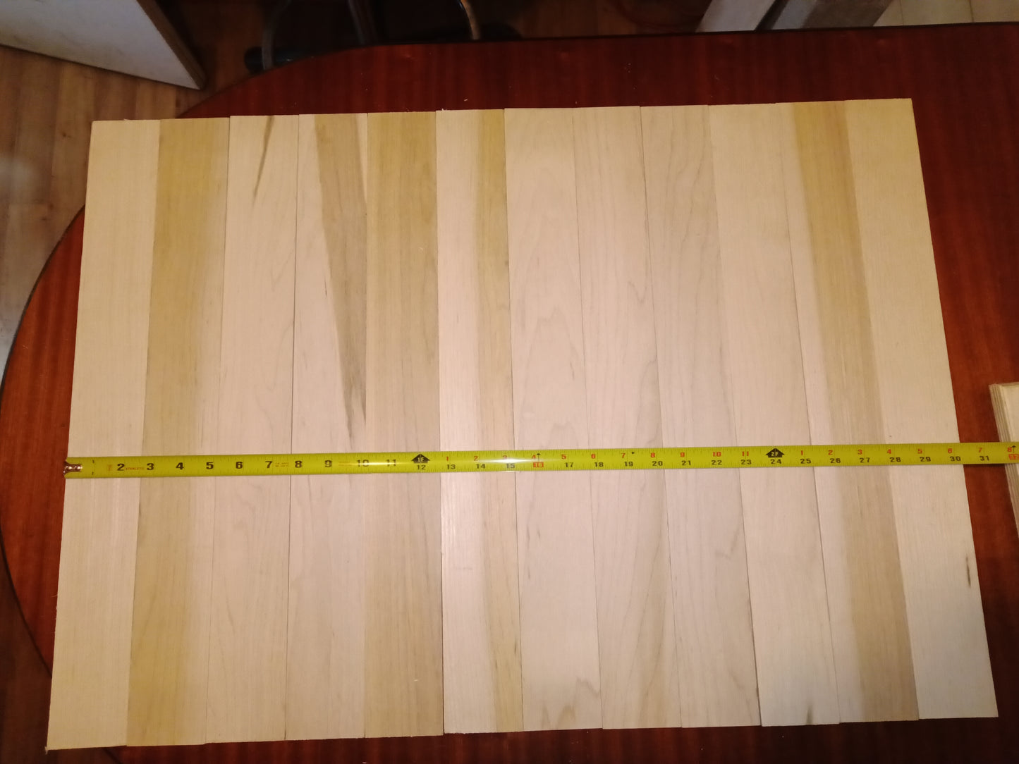 #1032 Hard Maple .857" x 2.50" x 21.50" (12 pack)