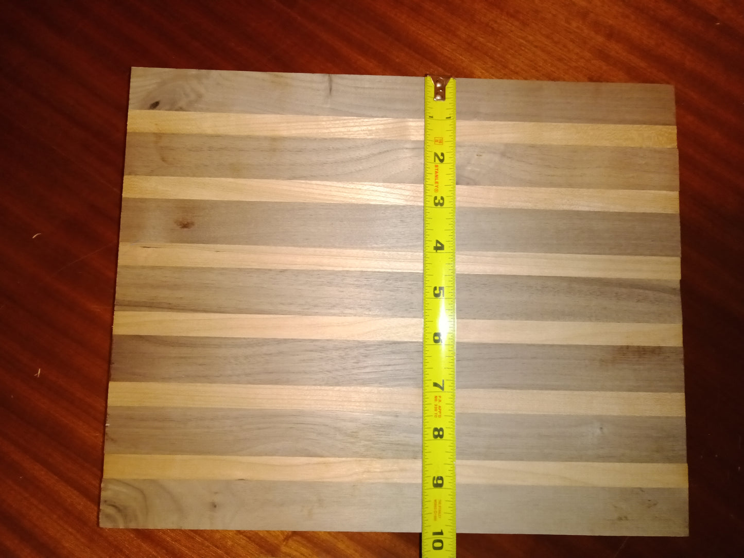 Walnut/Cherry cutting board blank 10"x12"x1.25"