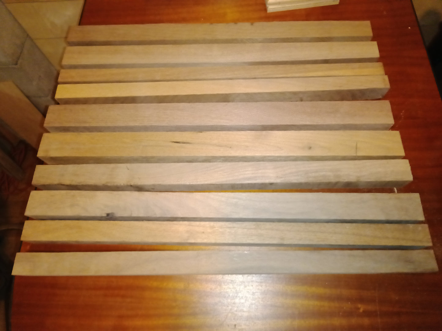 #1036 Walnut 1" 3/8 x 1" 1/4 too 2" x 24"mixed 10pack