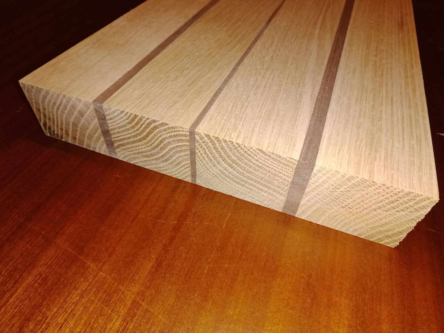 Red Oak/ Walnut cutting board blank 16.5"x8"x1.5"