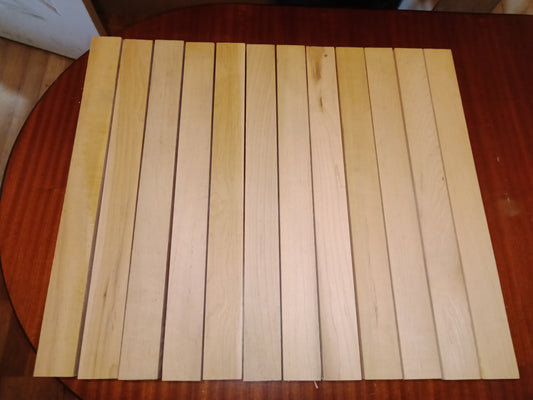 #1041 Hard Maple .857" x 2" x 21.5" (12 pack)